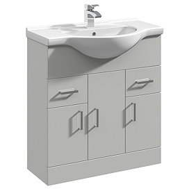 Cove Light Grey 750mm Vanity Unit Large Image