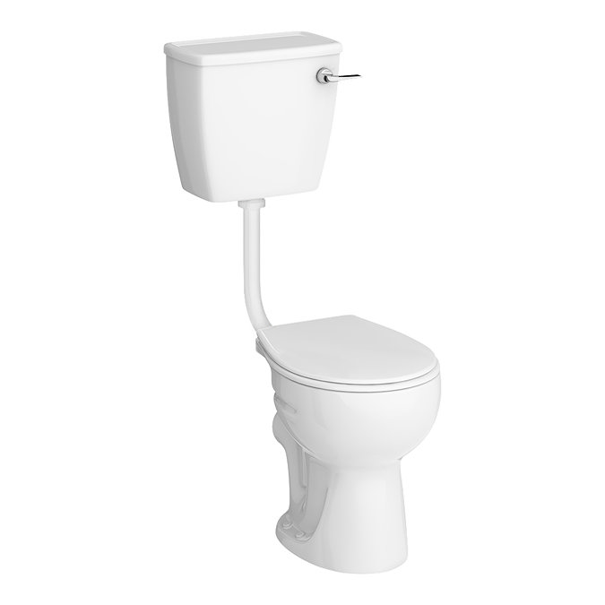 Cove Low Level Toilet incl. Lever Cistern + Seat  additional Large Image