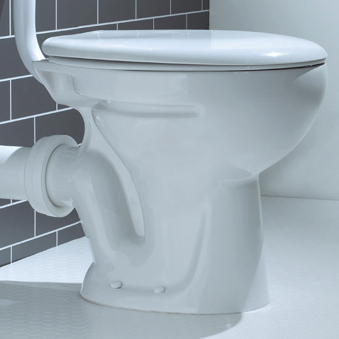 Cove Low Level Toilet incl. Push Button Cistern + Seat  Profile Large Image