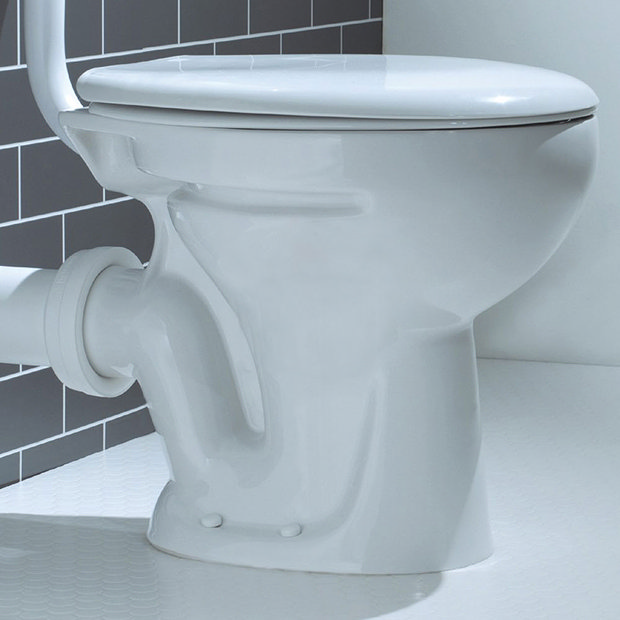Cove Low Level Toilet incl. Push Button Cistern + Seat