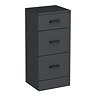 Cove Matt Black 350 x 300mm 3 Drawer Unit