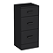 Cove Matt Black 350 x 300mm 3 Drawer Unit
