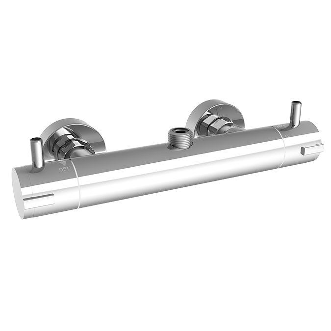 Round Minimalist Top Outlet Bar Shower Valve