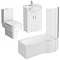 Cove P-Shaped Modern Shower Bath Suite  Standard Large Image