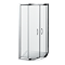 Cove 1850mm High Quadrant Shower Enclosure with Pearlstone Tray & Waste