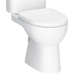 Cove Rimless Close Coupled Pan (excluding Seat)