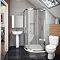 Cove En Suite Bathroom Suite Inc. Quadrant Enclosure Large Image