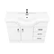 Cove White 1050mm Large Vanity Unit  In Bathroom Large Image