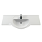 Cove White 1200mm Large Vanity Unit with Matt Black Handles