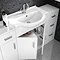 Cove White 1200mm Large Vanity Unit  Profile Large Image