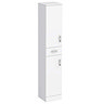 Cove White 350mm Gloss Tallboy Unit - Depth 330mm Large Image
