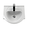 Cove White 450mm Small Vanity Unit with Brushed Brass Handle
