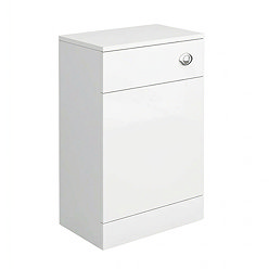 Cove Gloss White WC Unit Only - 500mm Wide x 300mm Deep
