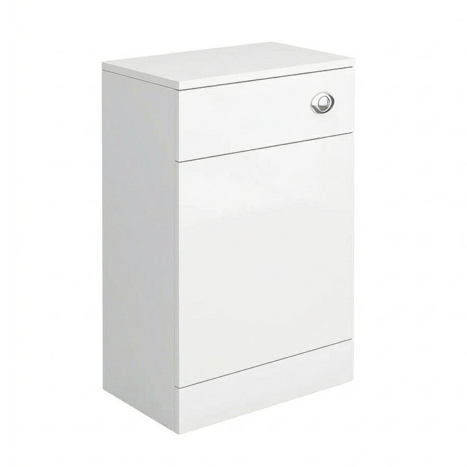 Cove Gloss White WC Unit Only - 500mm Wide x 300mm Deep