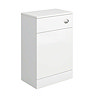 Cove Gloss White WC Unit Only - 500mm Wide x 300mm Deep
