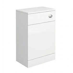 Cove Gloss White WC Unit Only - 500mm Wide x 300mm Deep