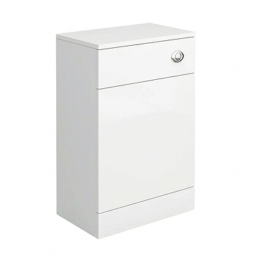 Cove Gloss White WC Unit Only - 500mm Wide x 300mm Deep