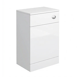 Cove Gloss White WC Unit Only - 500mm Wide x 330mm Deep