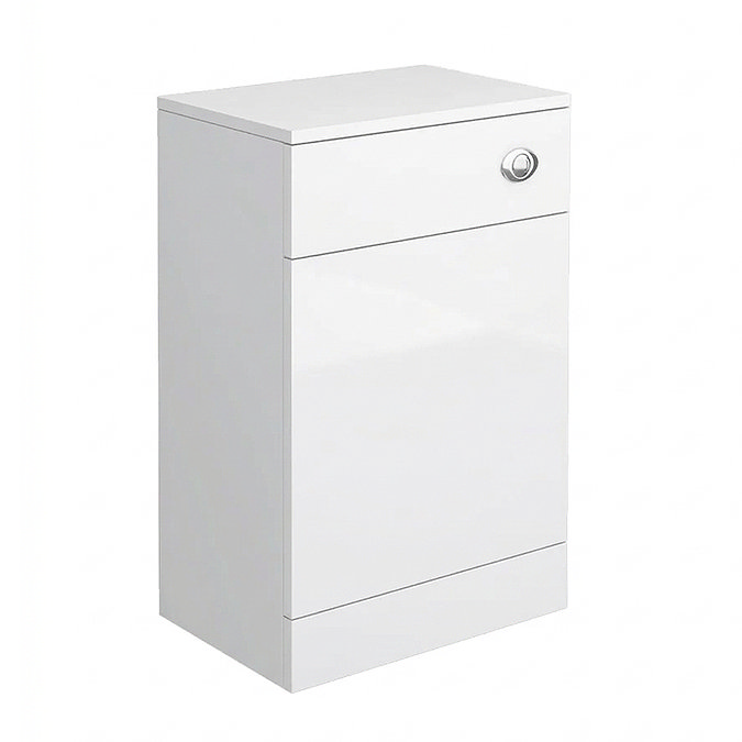 Cove Gloss White WC Unit Only - 500mm Wide x 330mm Deep