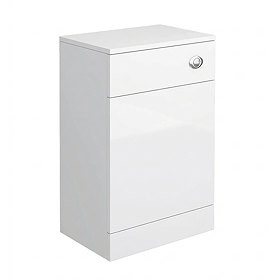 Cove Gloss White WC Unit Only - 500mm Wide x 330mm Deep