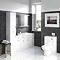 Cove White 550mm Vanity Unit (Flat Packed)  Feature Large Image