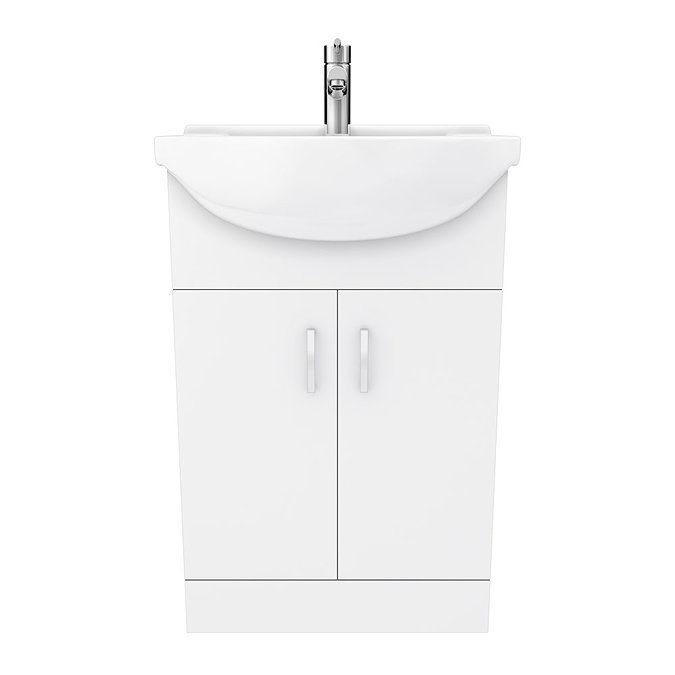 Cove White 550mm Vanity Unit (Flat Packed)  additional Large Image