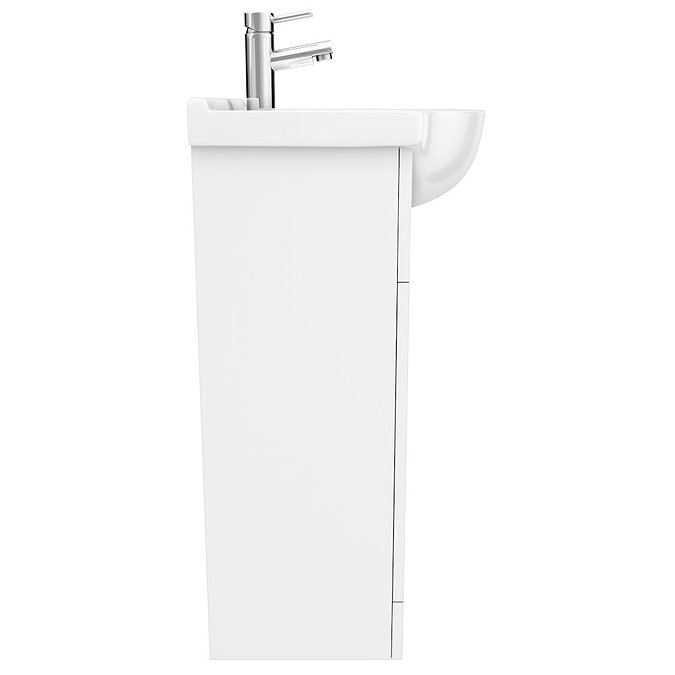 Cove White 550mm Vanity Unit (Flat Packed)  Newest Large Image