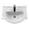 Cove White 550mm Vanity Unit with Matt Black Handles