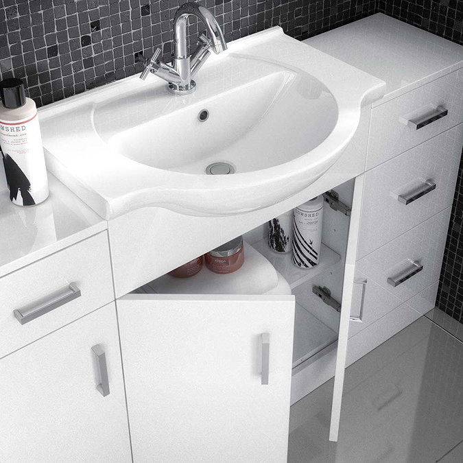 Cove White 550mm Vanity Unit  Profile Large Image