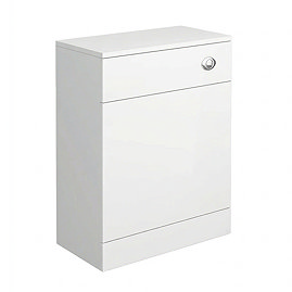 Cove Gloss White WC Unit Only - 600mm Wide x 300mm Deep