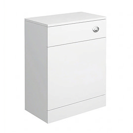 Cove Gloss White WC Unit Only - 600mm Wide x 330mm Deep