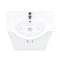 Cove White 650mm Vanity Unit (Flat Packed)  Feature Large Image