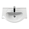 Cove White 650mm Vanity Unit with Matt Black Handles