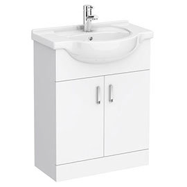 Cove White 850mm Vanity Unit | Available At Victorian Plumbing.co.uk