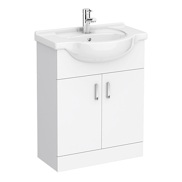 Cove White 650mm Vanity Unit  Standard Large Image