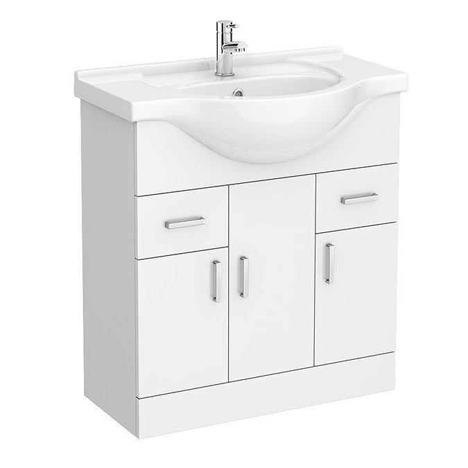 Cove White 750mm Vanity Unit