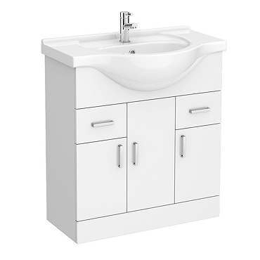 Cove White 750mm Vanity Unit  Profile Large Image