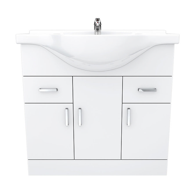 Cove White 850mm Vanity Unit  additional Large Image