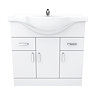 Cove White 850mm Vanity Unit  additional Large Image