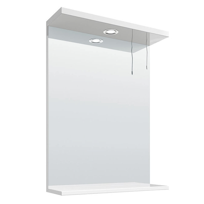 Cove White Illuminated Mirror (550mm Wide) Large Image