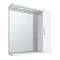 Cove White Illuminated Mirror Cabinet (750mm Wide) Large Image