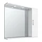 Cove White Illuminated Mirror Cabinet (850mm Wide) Large Image