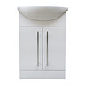Cove White PVC 550mm Vanity Unit - 100% Waterproof