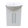 Cove White PVC 550mm Vanity Unit - 100% Waterproof