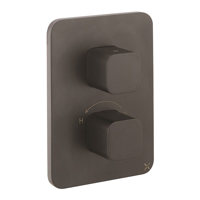 Crossbox-Atoll/Glide II/Marvel Crossbox 2 OutLet Trim & Levers Matt Black-ATCB1500LBPM Large Image