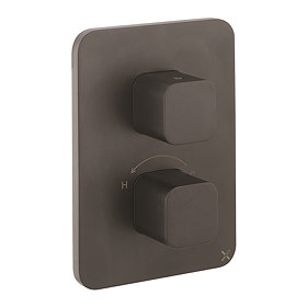 Crossbox-Atoll/Glide II/Marvel Crossbox 2 OutLet Trim & Levers Matt Black-ATCB1500LBPM Large Image