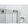 Crosswater 1000 x 800mm Clear 6 Offset Quadrant Single Door Shower Enclosure - CAQSSC10X8  Profile L
