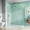 Crosswater 1035mm Infinity 8 Walk In Enclosure with Deflector Panel - IWESC1050+ Profile Large Image