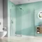 Crosswater 1035mm Infinity 8 Walk In Enclosure with Deflector Panel - IWESC1050+ Feature Large Image
