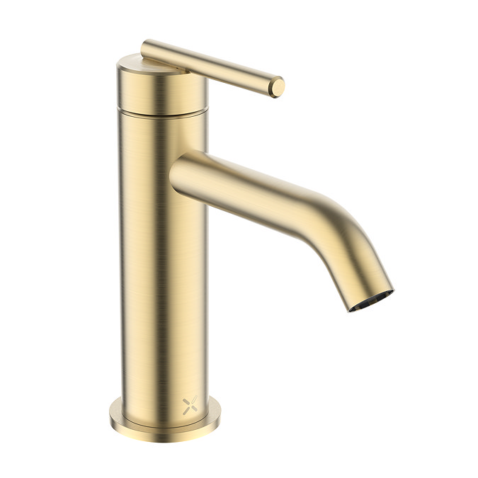 Crosswater 3ONE6 Monobloc Basin Mixer - Brushed Brass